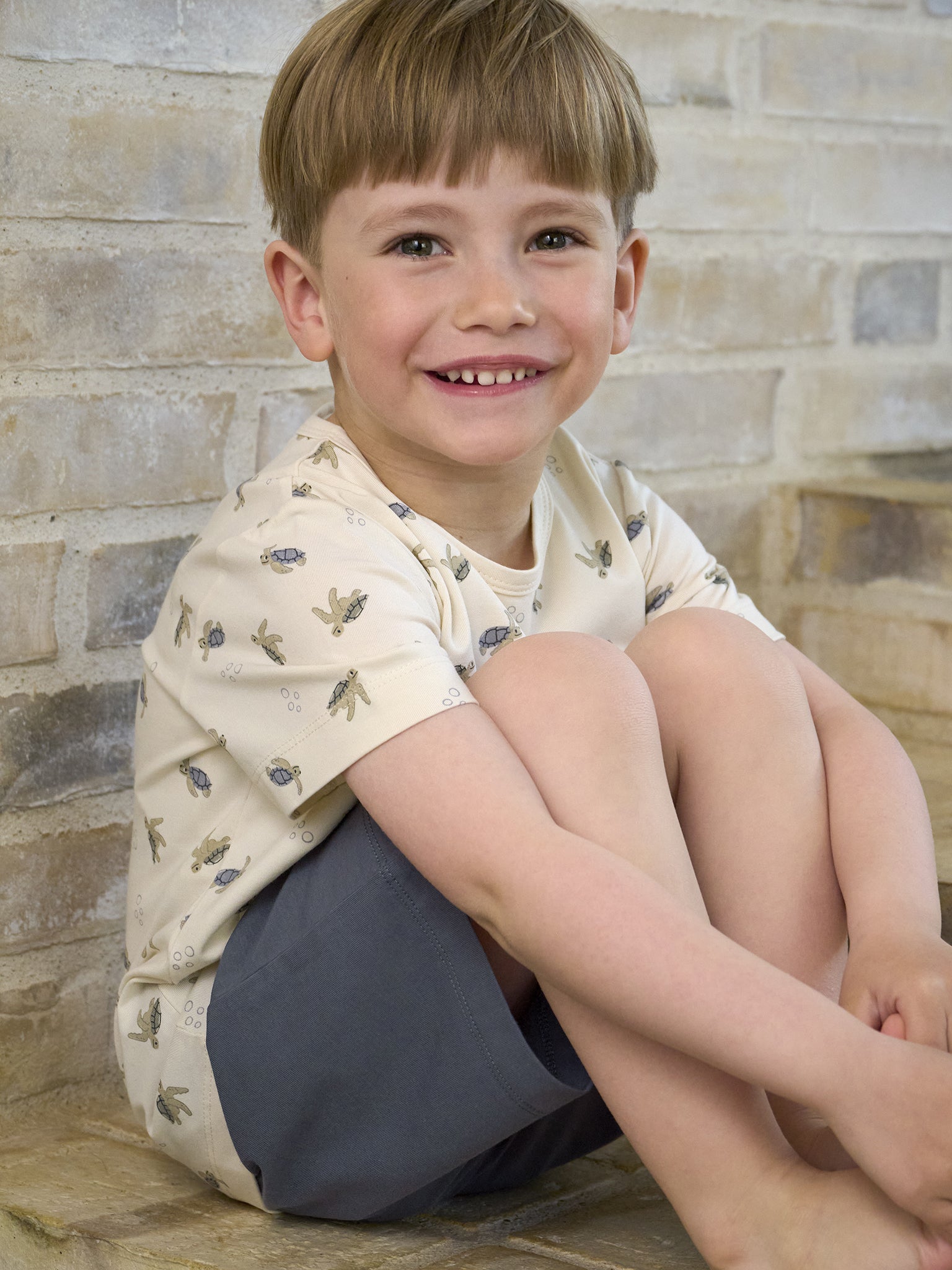 Summer Pyjamas Set Schildkröten aus Bambus - nila kids