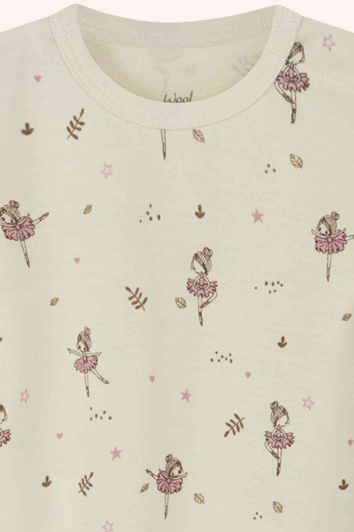 Baloo - Body langarm Wolle/Bambusviskose - nila kids