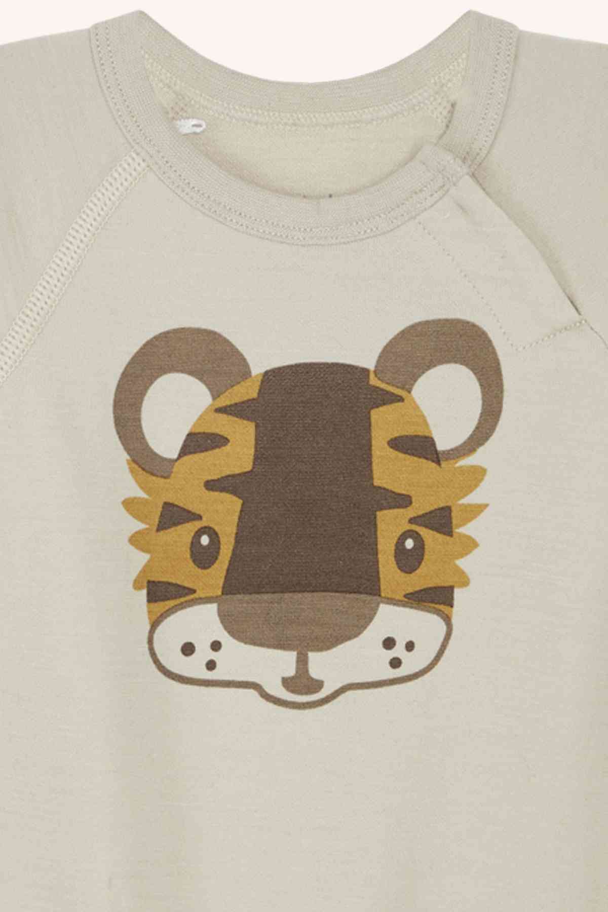 Basti - Body Wolle/Bambusviskose Tiger - nila kids