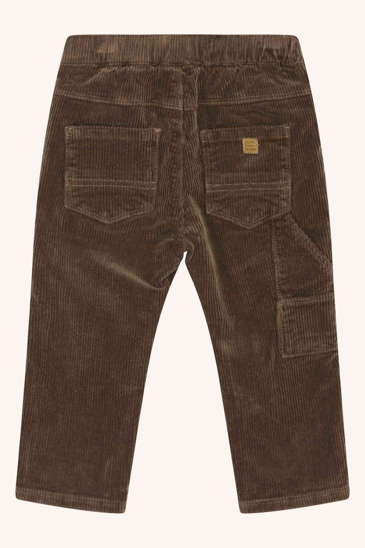 Treovor - Hosen Samt braun - nila kids