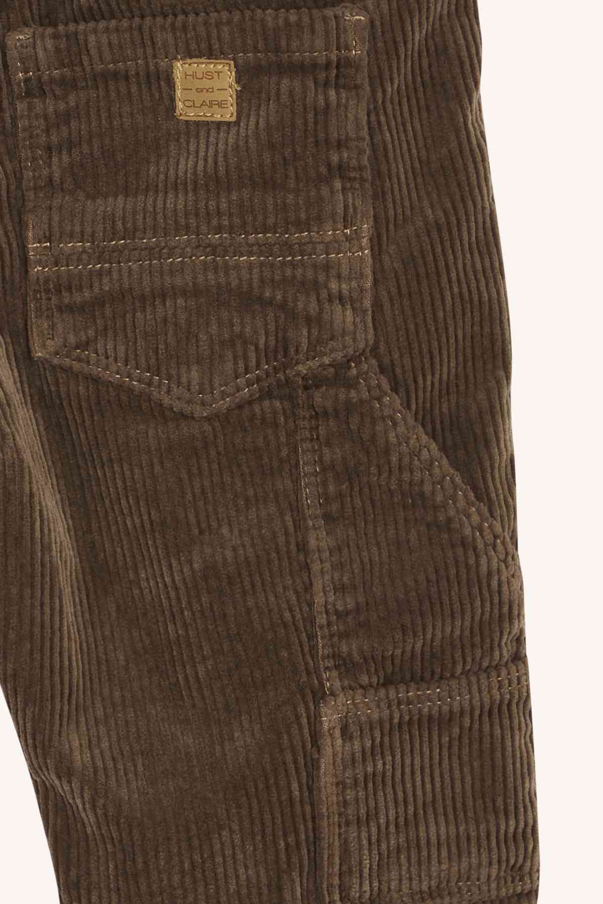Treovor - Hosen Samt braun - nila kids