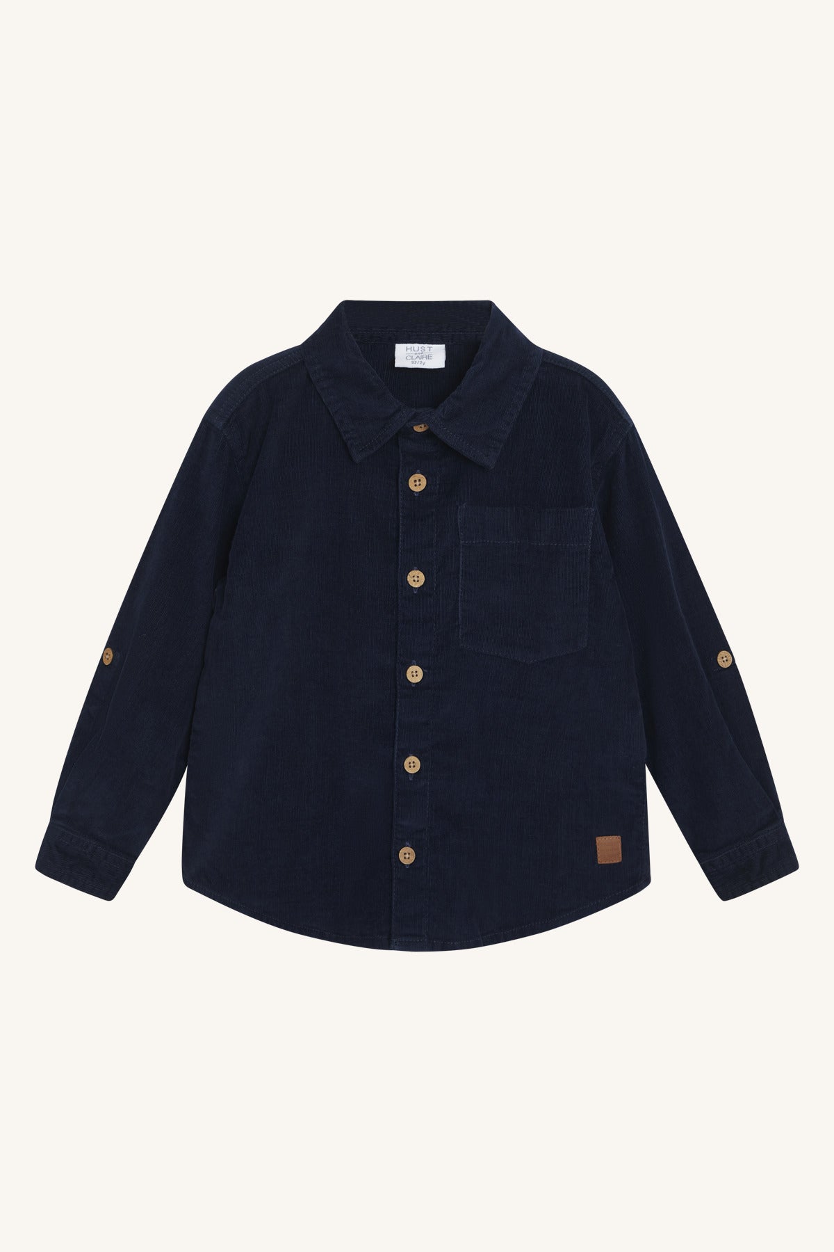 HCRavn - Hemd langarm Velours - nila kids