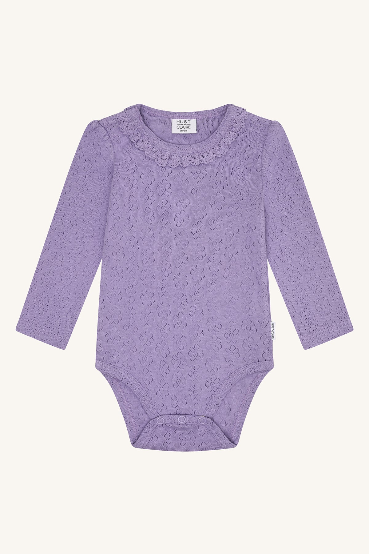 Body HCBritt – Lila Spitzenlook aus Bio-Baumwolle - nila kids