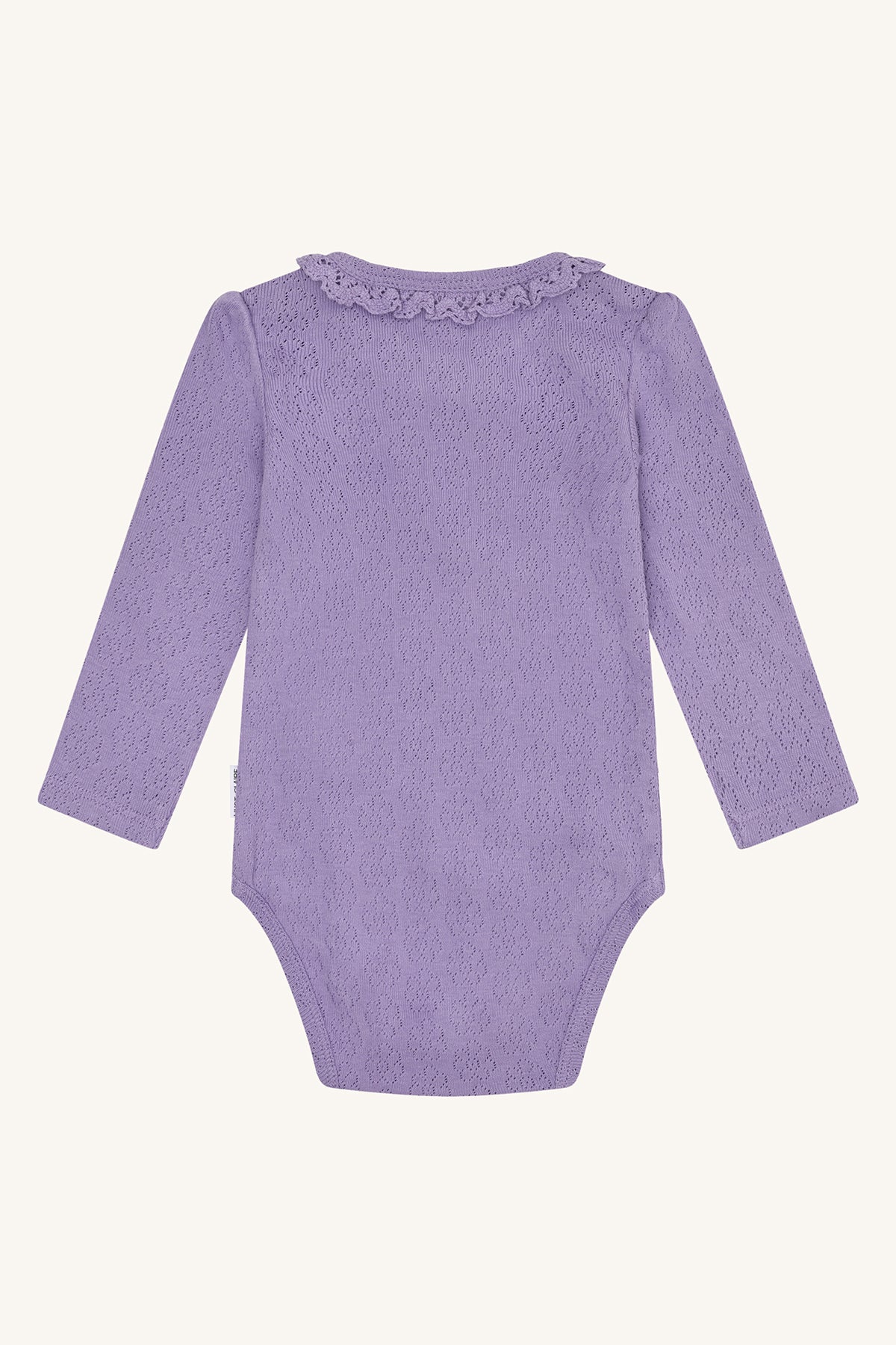Body HCBritt – Lila Spitzenlook aus Bio-Baumwolle - nila kids