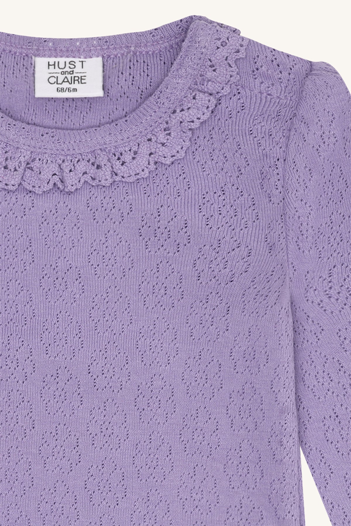 Body HCBritt – Lila Spitzenlook aus Bio-Baumwolle - nila kids