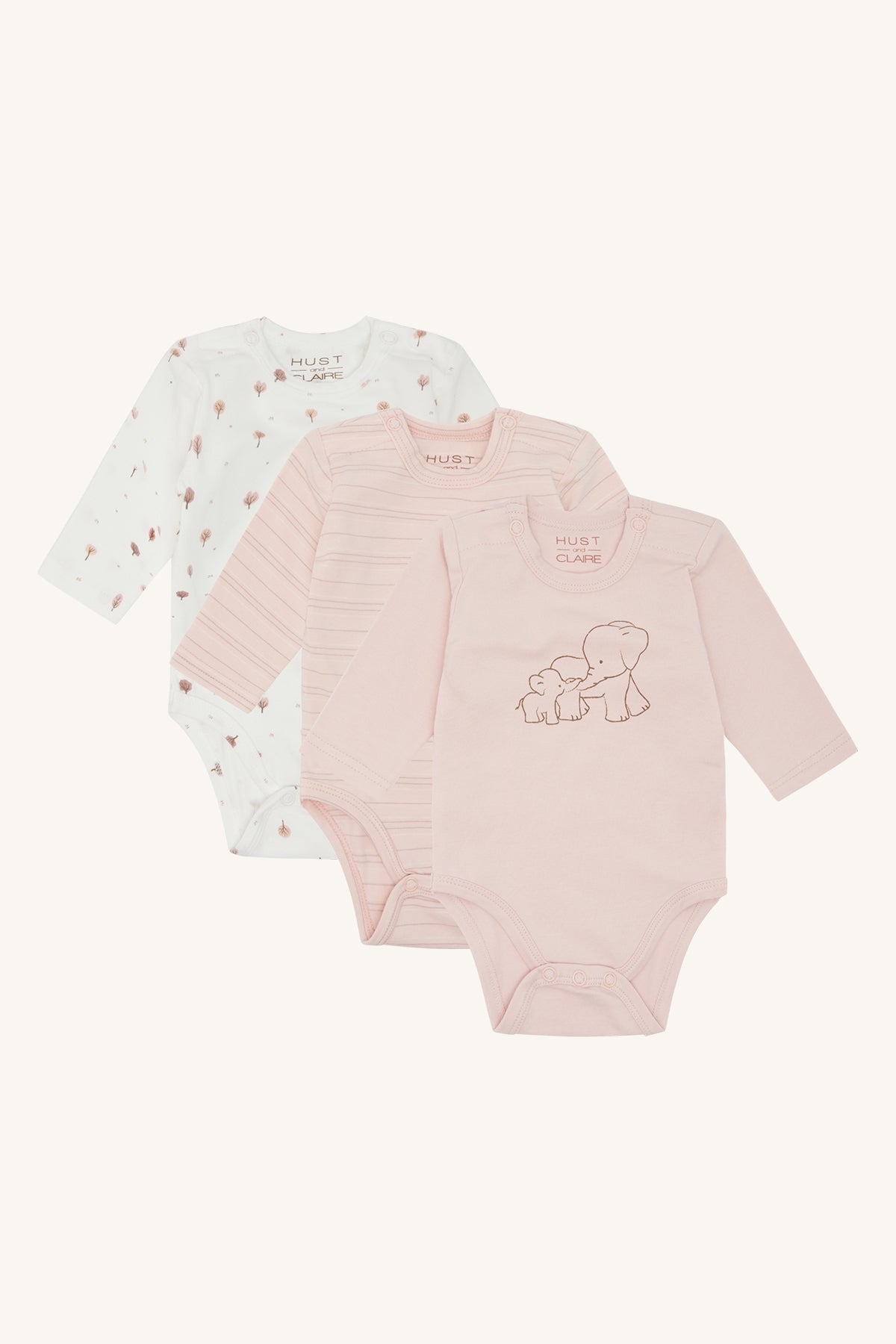 HCBase - Body 3er Pack rosa - nila kids