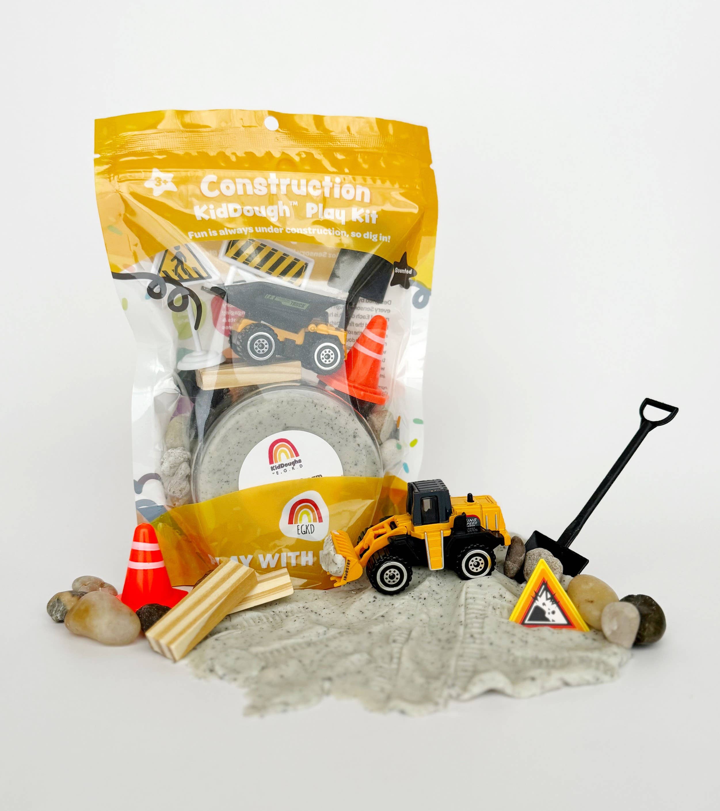 Construction (Cookies & Cream) KidDough Spielset - nila kids