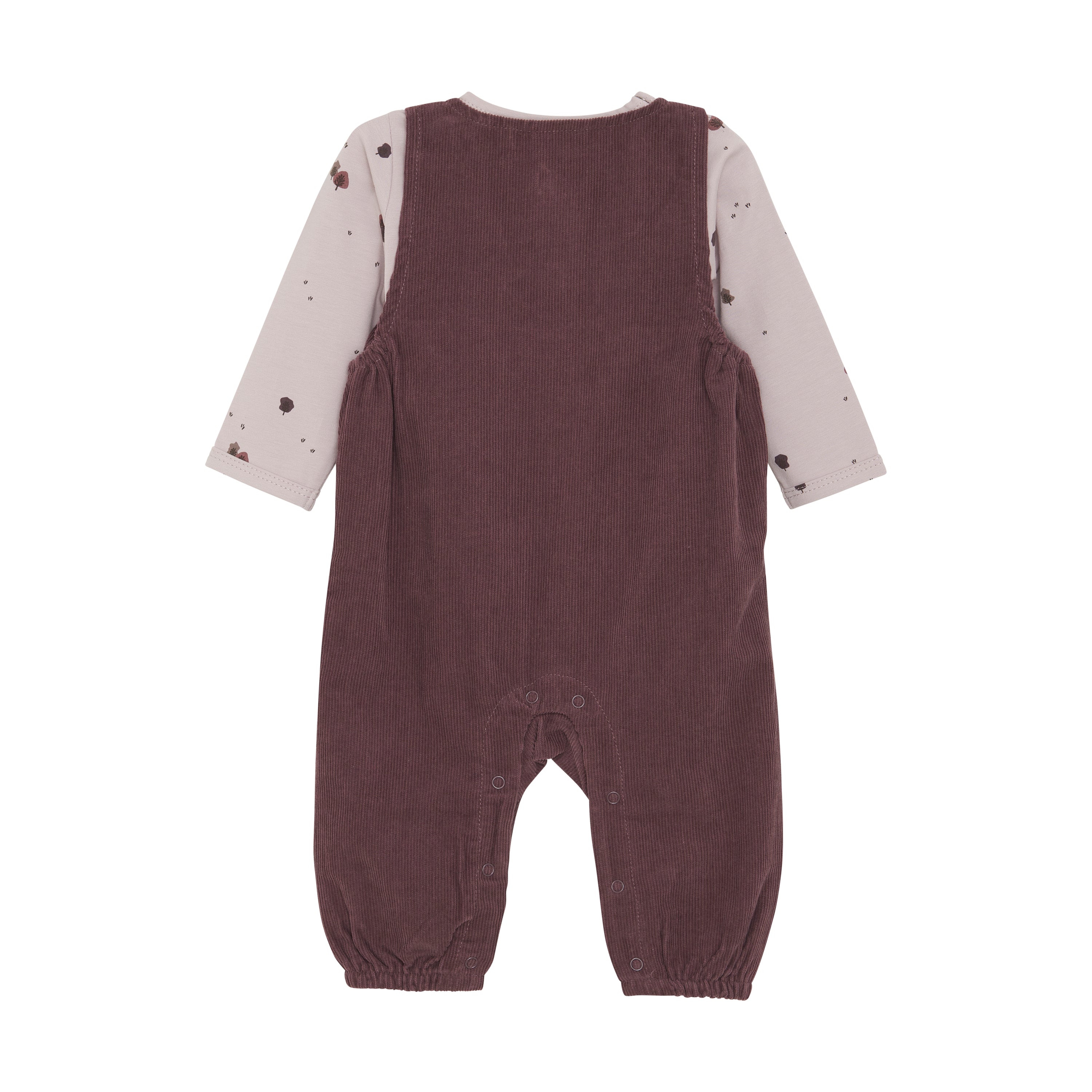 Body mit Cord-Strampler berry - nila kids