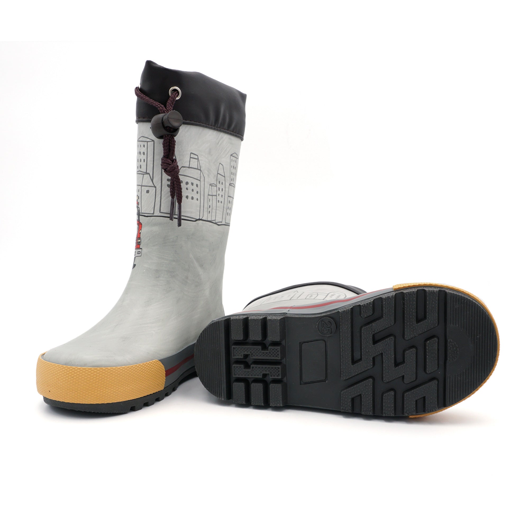 Gummistiefel „Feuerwehr“ – robust, 100 % wasserdicht & aus Naturkautschuk - nila kids
