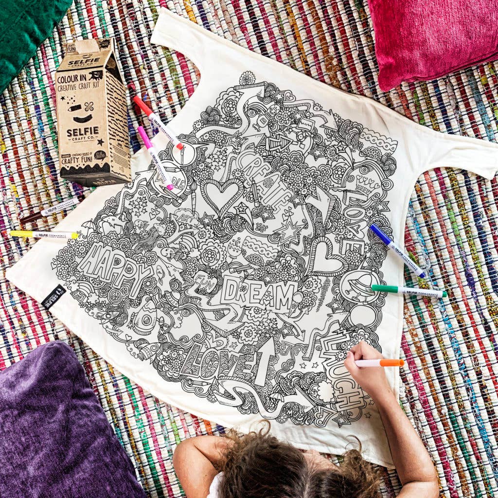 Positive Power Cape zum ausmalen - nila kids
