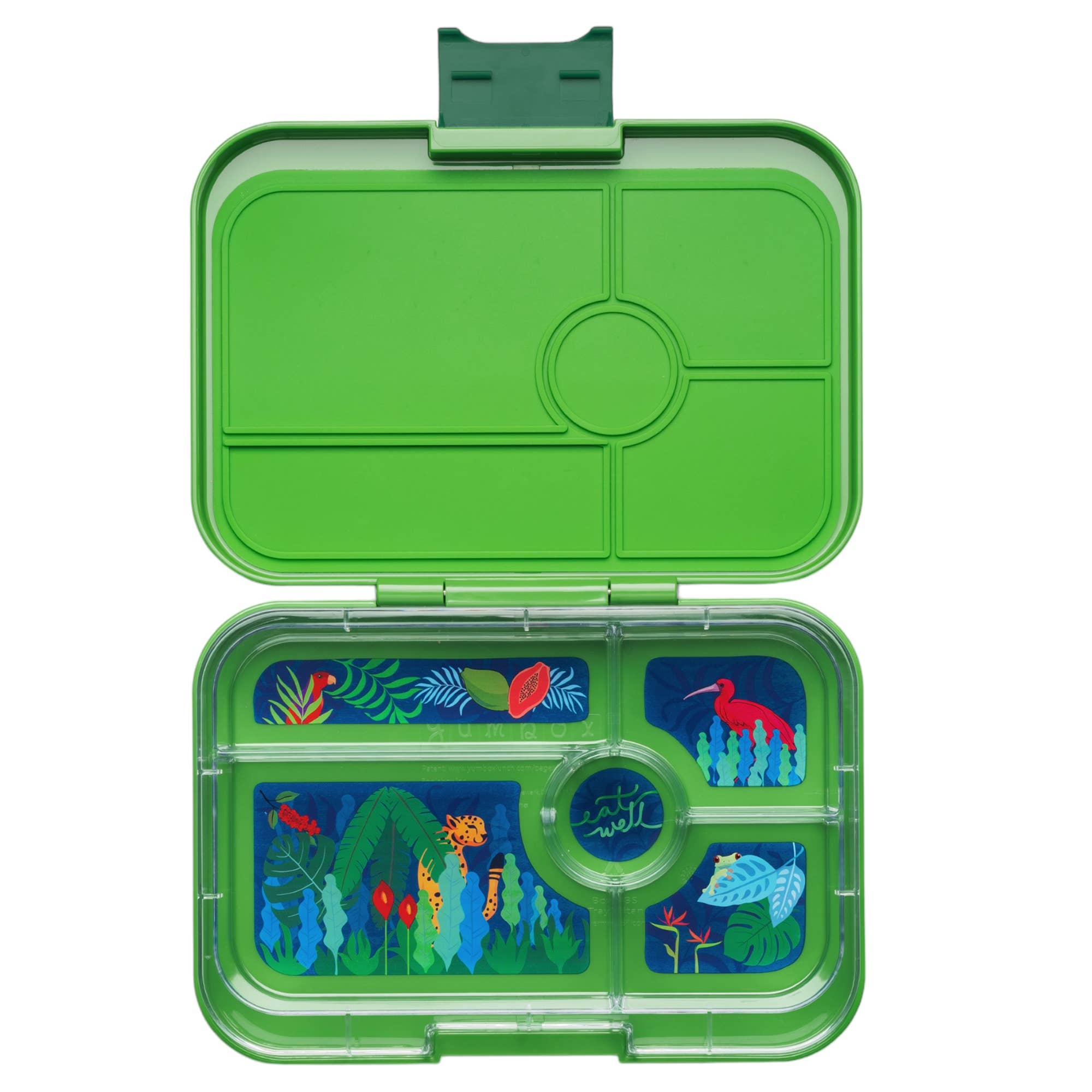 Auslaufsichere Yumbox Tapas - Jurassic Green, 5 Fächer grosse Grösse - nila kids