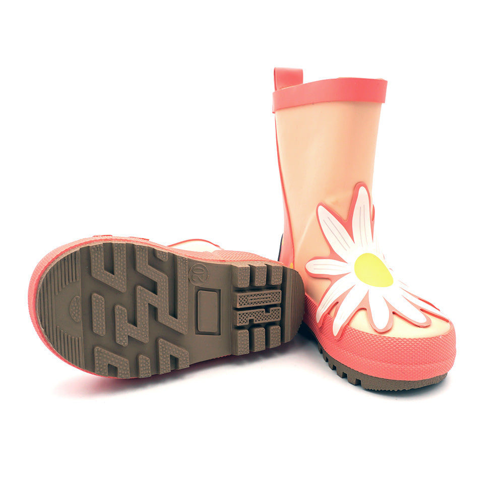Gummistiefel „Margerite“ – 100 % wasserdicht & mit Reflektoren | Aus Naturkautschuk - nila kids