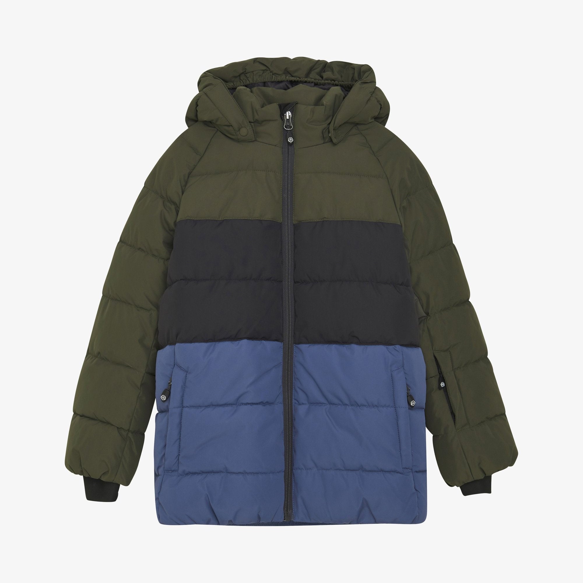 Ski Jacke Colorblock quilt
