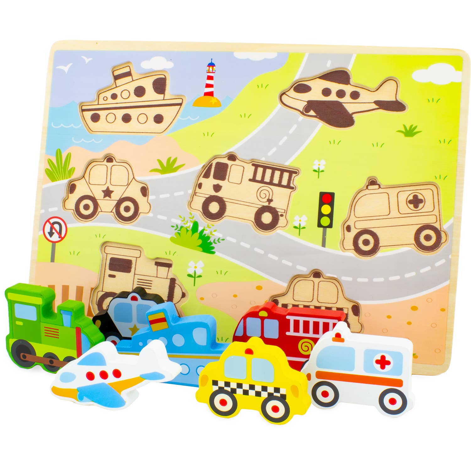 Holzpuzzle Fahrzeuge - nila kids
