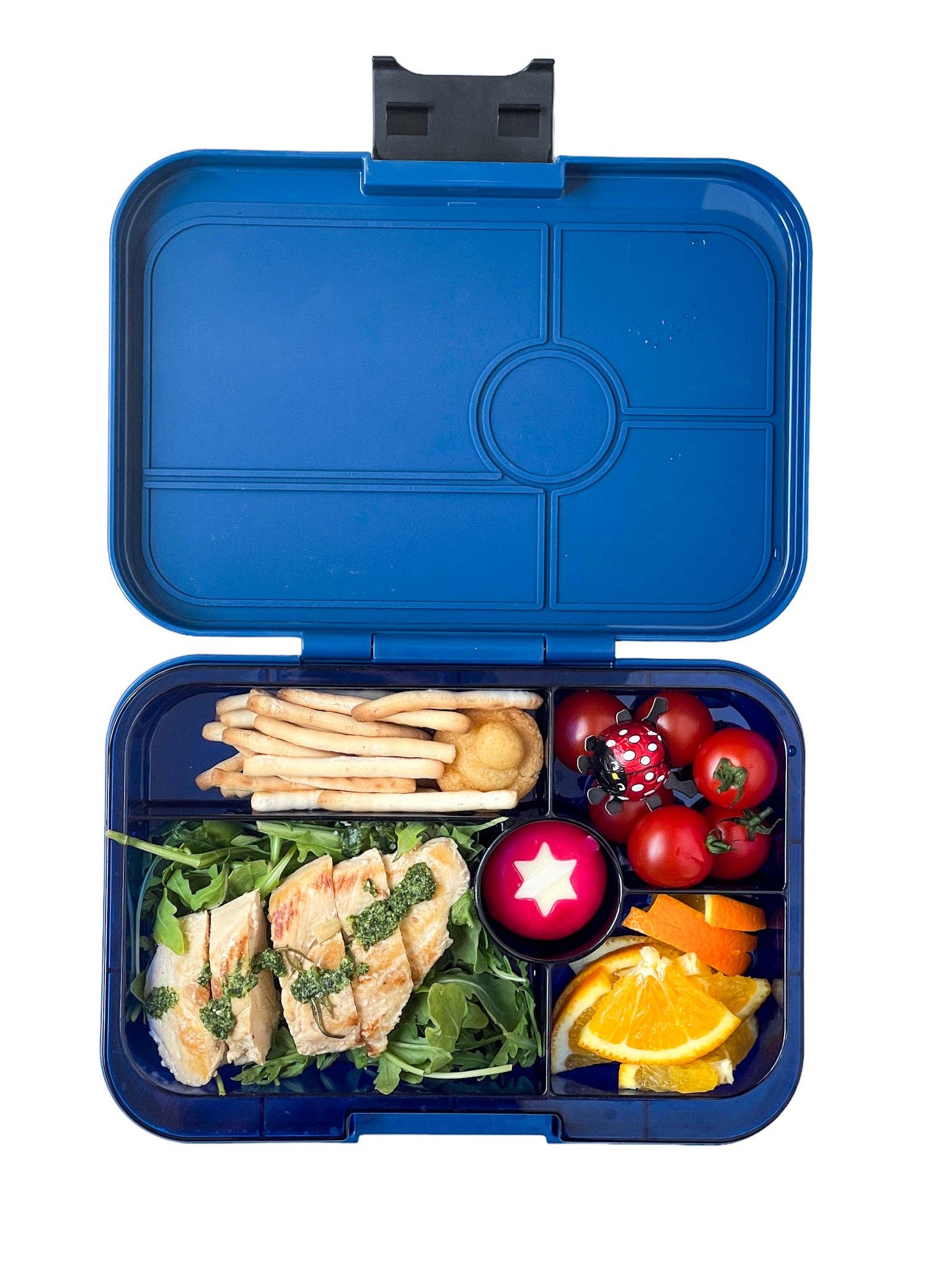 Auslaufsichere Yumbox Tapas Bento Lunchbox – Monte Carlo Blau grosse Grösse - nila kids