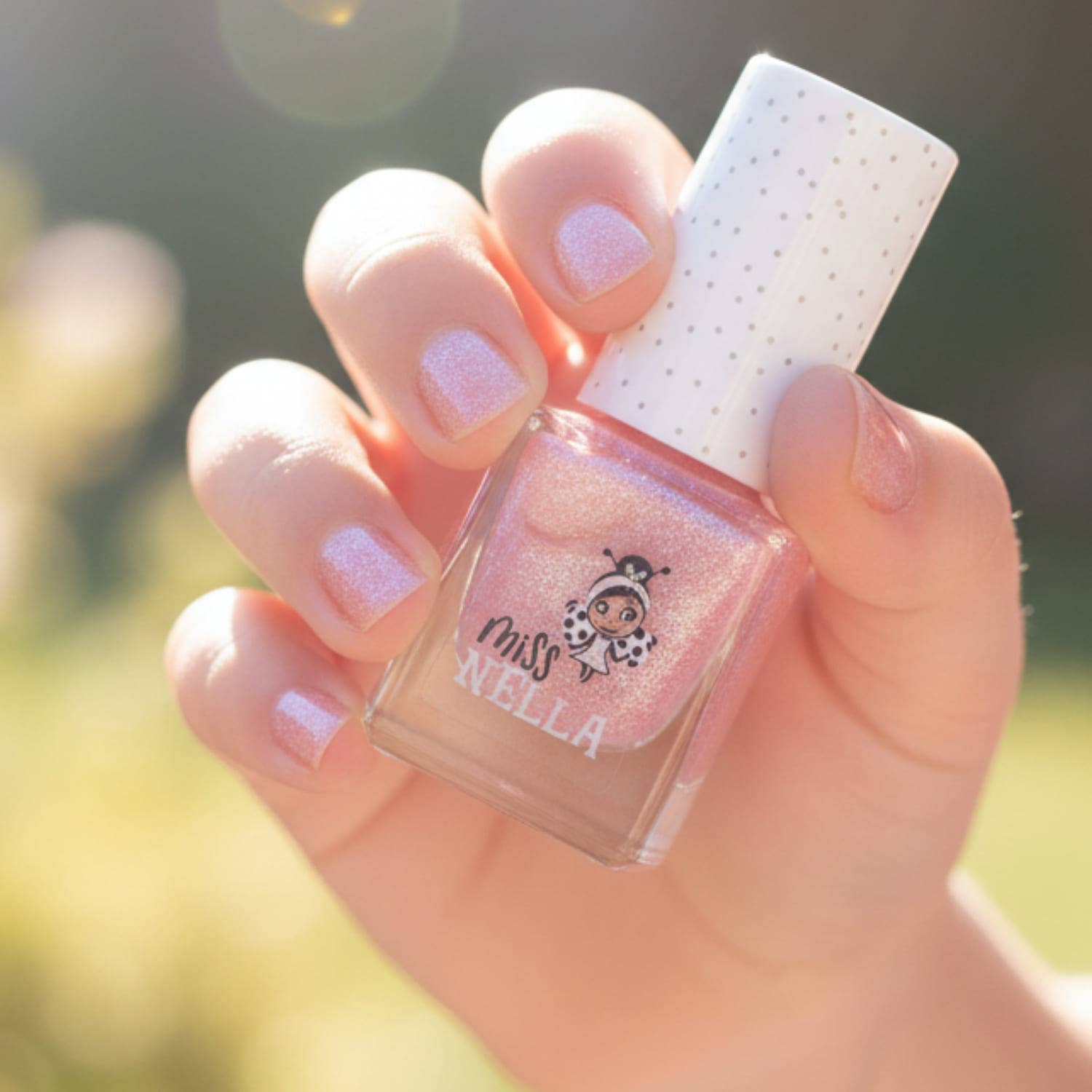 Itsy Glitzy Hippo Kinder Abziehbarer Geruchloser Nagellack - nila kids