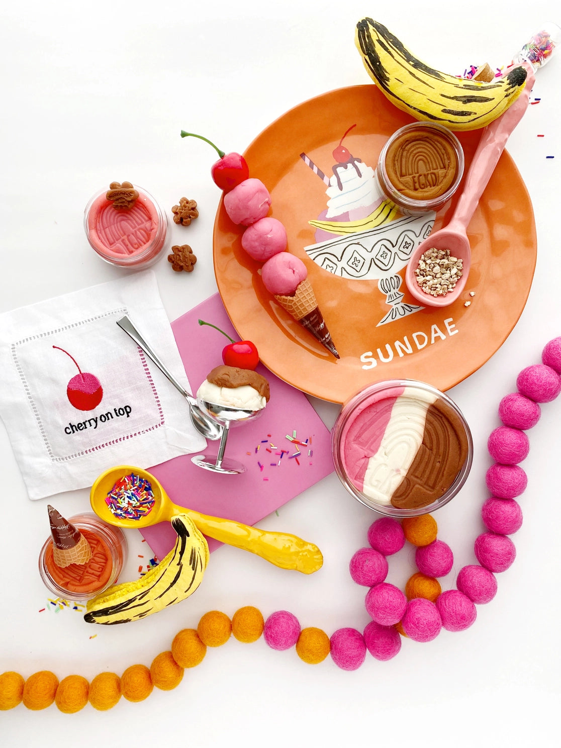 Eiscreme (Neapolitanisch) KidDough Spielset - nila kids