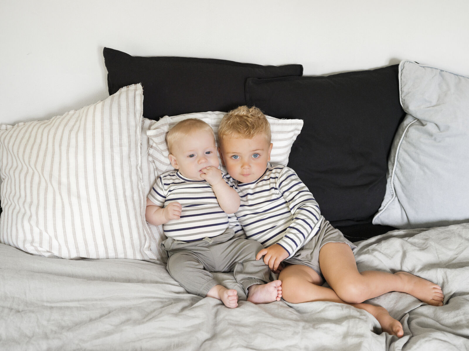 Body „HCBuller“ – Gestreift, kurzarm, aus Bambusviskose - nila kids
