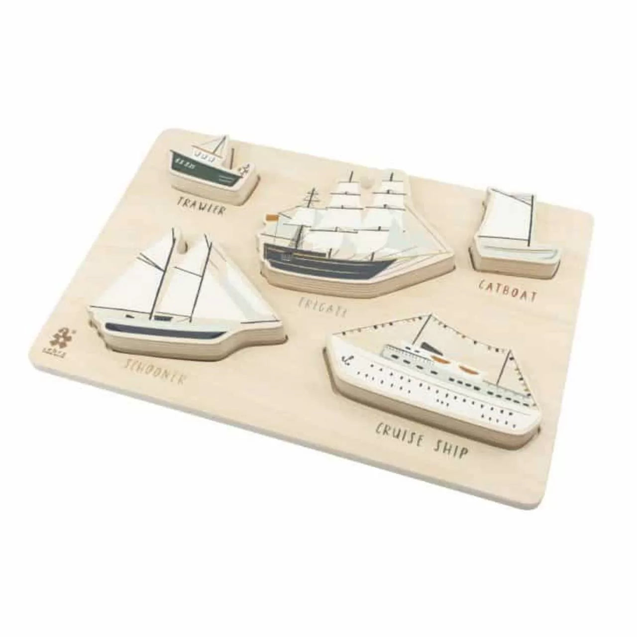Kräftiges Puzzle aus Holz - nila kids