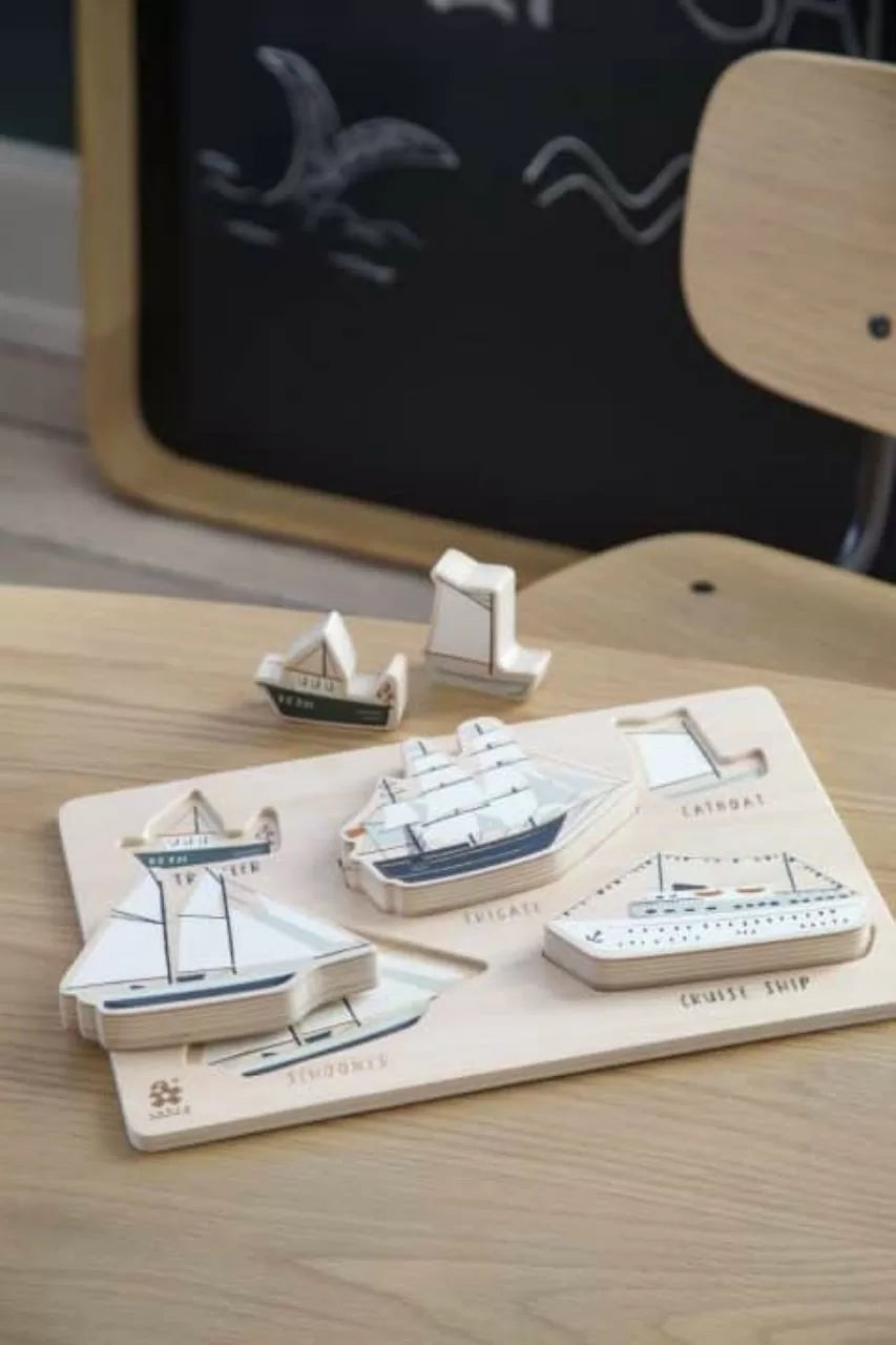 Kräftiges Puzzle aus Holz - nila kids