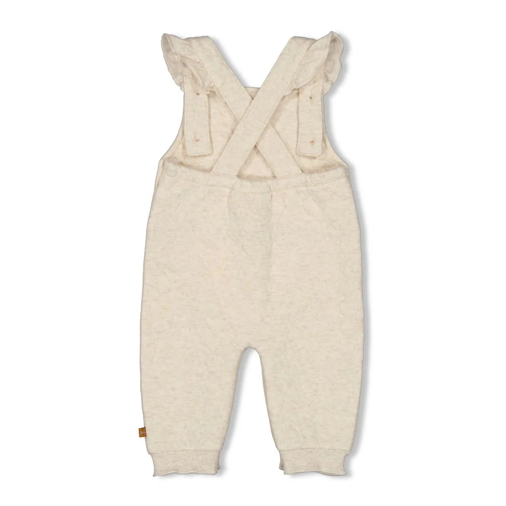Baby-Set "My Happy Place" – Latzhose mit Shirt in warmen Naturtönen