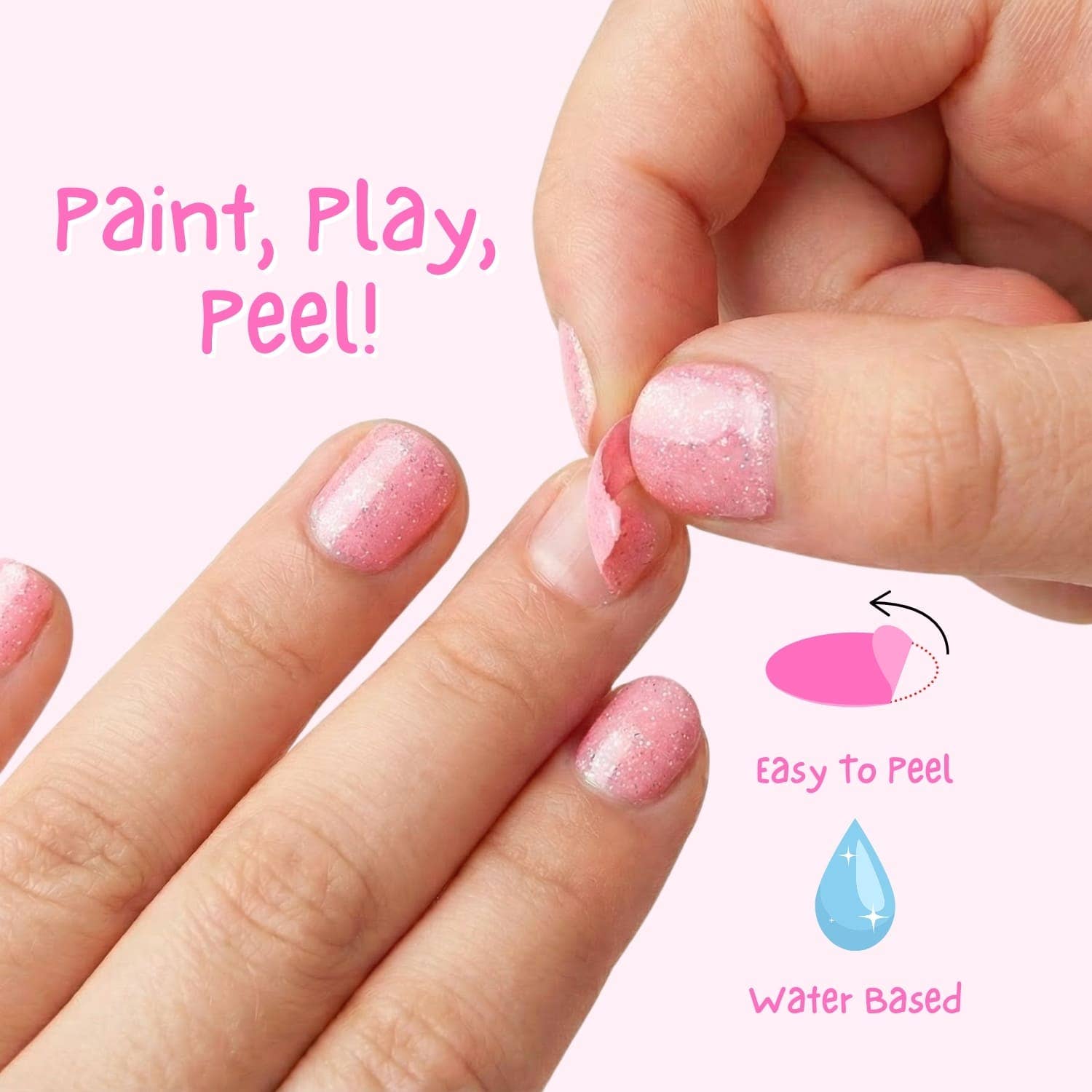 Miss Nella Peel-Off Nagellack für Kinder – Marshmallow Overload - nila kids