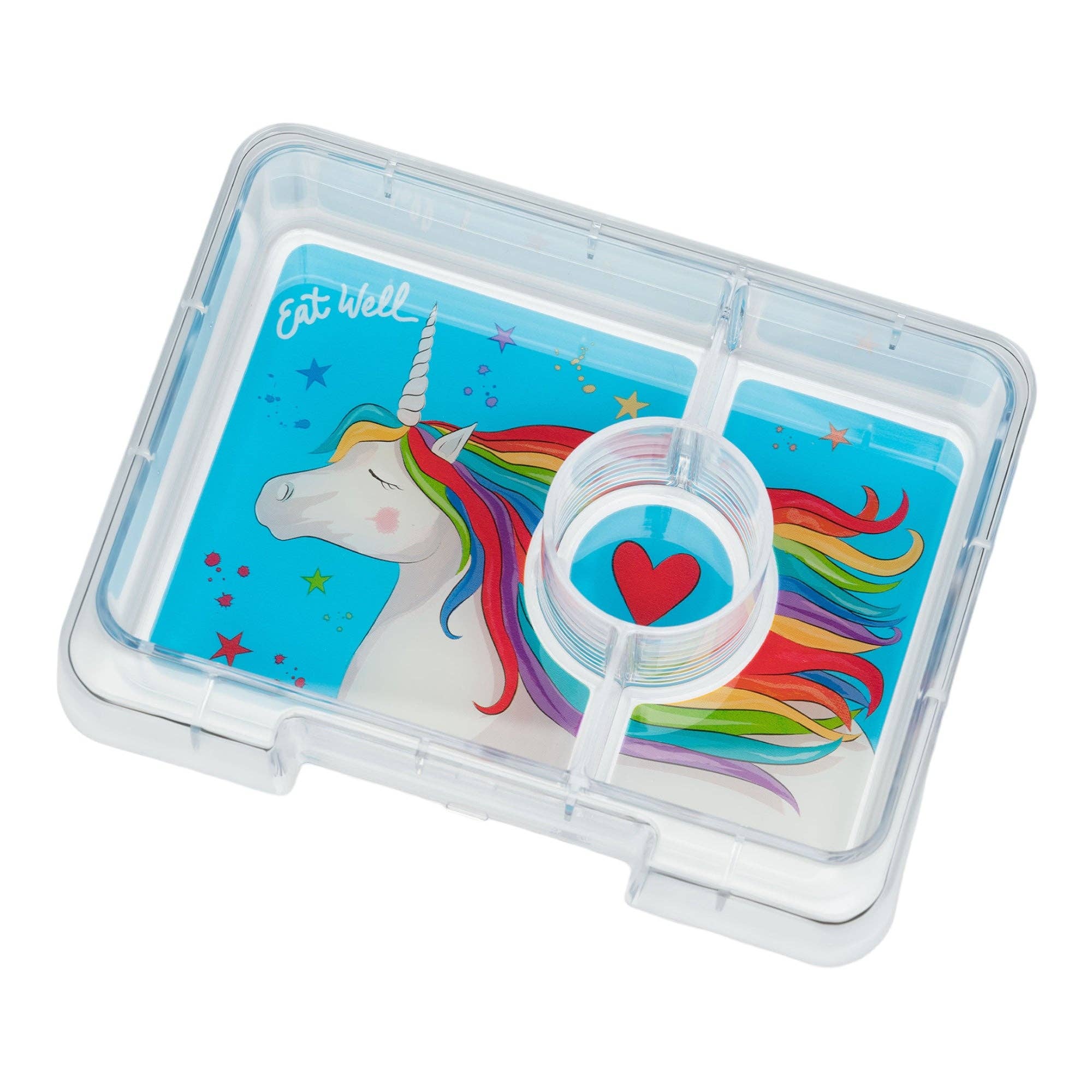 Snack-Grösse Bento-Lunchbox Lavendel Lila (Magisches Einhorn) - nila kids