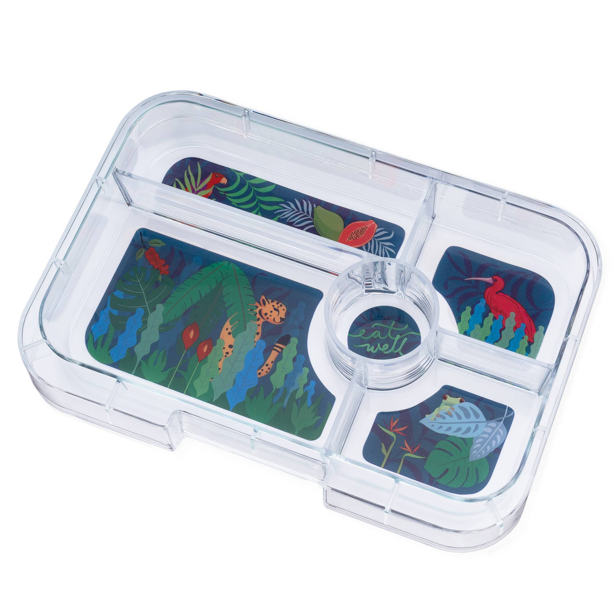 Auslaufsichere Yumbox Tapas - Jurassic Green, 5 Fächer grosse Grösse - nila kids