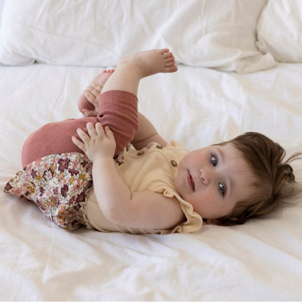 Kurzarmkleid Rosa inkl. passenden Leggings - nila kids