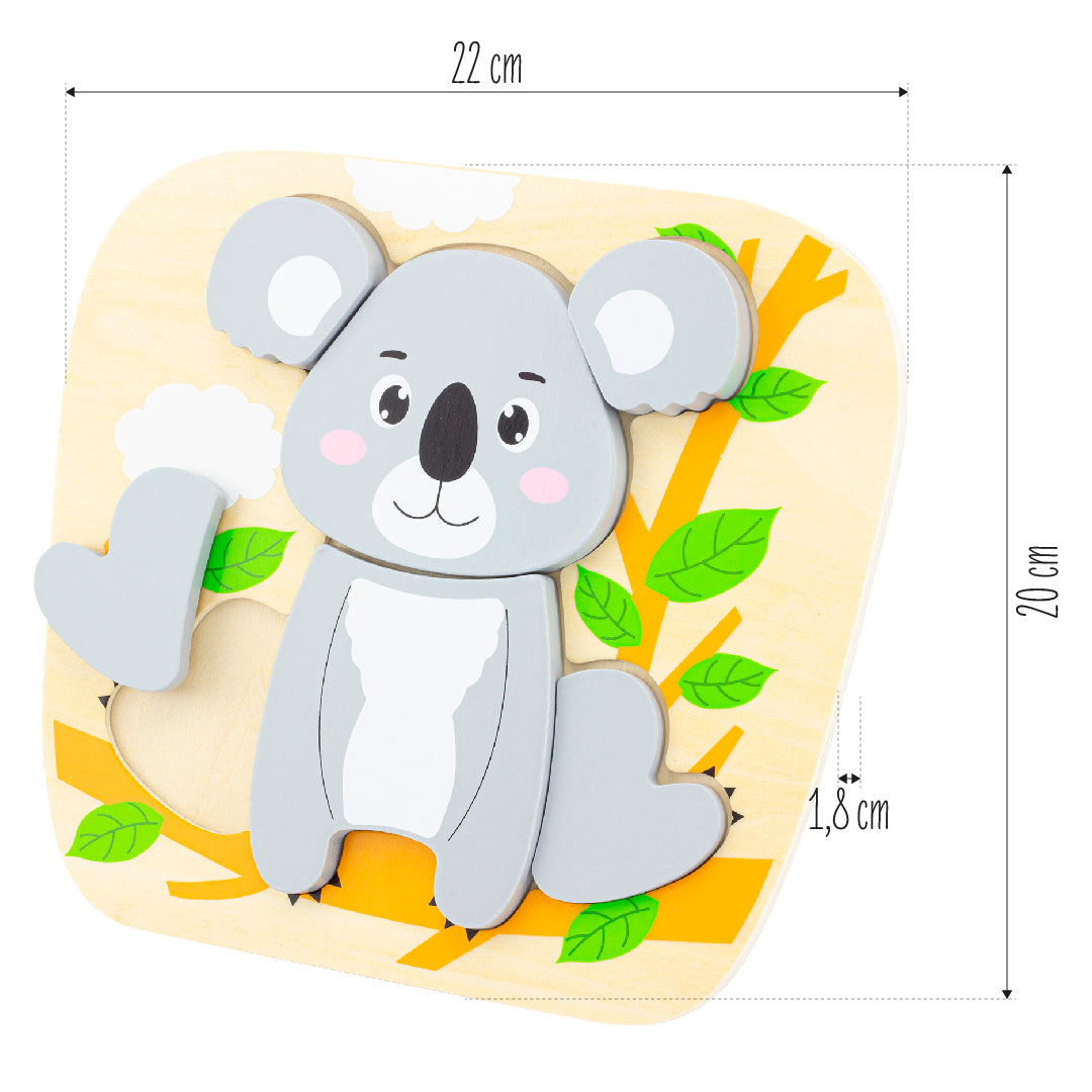 Puzzle Koala (6 teilig) - nila kids